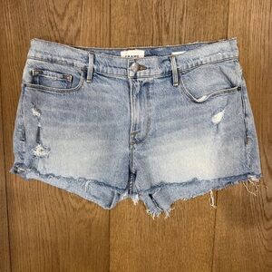 Frame Light Blue Le Cutoff Denim